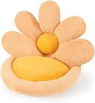 Ditucu Flower Shape Chair Pillow Cute Seat Cushion 19 inch Comfy Lazy Sofa Floor Pillows Dorm Seating for Bedroom Decor Orange