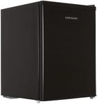 Cookology 66L Small Tabletop Mini Fridge - Reversible Door - Adjustable Temperature Control & Legs - Chiller Box - Black