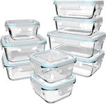 S SALIENT 18 Piece Glass Food Stora