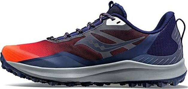 Saucony Men's Peregrine 12 Trail Running Shoe, Night Lite, 10.5 UK