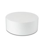 Silverlake Foam Cake Dummy Disc - 10"x4" EPS Polystyrene Circle for Baking, Crafting, Modeling, Art Projects and Floral Arrangements - Use for Cake Display or DIY School & Home Projects (10x4 Circle)