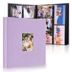 DazSpirit Photo Albums 6x4 Inch 600 Pockets Slip In, Customizable Linen Cover 10x15cm Photo Album, Large Capacity, Slip-in Pockets, Ideal for Wedding Albums, Family Photo Books and Travel Memories