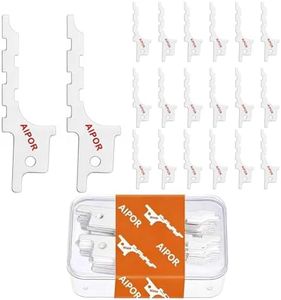 AIPOR 20 Pack Drywall Reciprocating Saw Blade,Drywall Access Cutting Blade,Blunt Point Drywall Reciprocating Saw Blade for Access Hole Cutting, 5 TPI, 6", Carbide