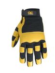 Custom Leathercraft 275L Work Gloves with Top Grain and Neoprene Wrist Closure, Large