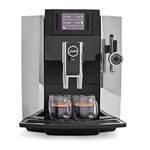 Jura E8 Automatic Coffee Machine, Chrome