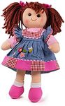 Bigjigs Toys Melody Doll - MEDIUM Ragdoll Cuddly Toy
