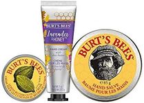 Burt's Bees Moisturising Natural Hand Care Bundle. Includes a trio of, Lemon Butter Cuticle Cream, Lavender & Honey Hand Cream, Hand Salve