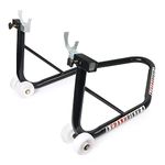 Grandbiker Universal Rear Paddock Stand with Spool Lifting Holders Only for KTM,Yamaha,Kawasaki,BMW,TVS,Bajaj,Hero,Mahindra,Triumph Street etc (Black)