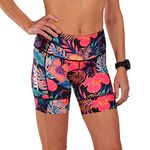 Zoot Women’s LTD 6-Inch Tri Shorts – Triathlon Shorts, Swim, Run & Bike Shorts w/Primo Fabric & Pockets, 40 Years, Small