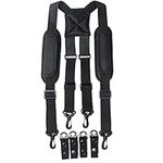 Tactical 1.5'' suspenders for Law Enforcement Officers duty belt, Police suspenders for Duty belt