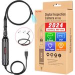 Autel MaxiVideo MV108S Borescope Inspection Camera, 2024 Upgrade of MV108/ MV105 Endoscope, 8.5mm Waterproof Image Head, 2MP HD Camera, 1920 x 1080, Work with All Autel Scanners, such as MaxiCOM MK808