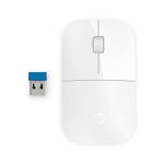 HP Z3700 Wireless Mouse, White, Slim, Multi-OS & Device Compatibility, 2.4 GHZ Connectivity, Multi-Surface Technology, Blue LED 1200 dpi Optical Sensor, Up to 16 Months Battery Life