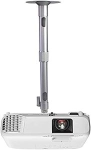 Universal Extending Projector Ceiling Mount Hanger 360 ° Rotable Head with Extensible Length 13.9 inch to 23.6 inch / 11 lbs Load Mounting Bracket