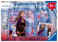 Ravensburger 05011 Disney Frozen 2 - The Journey Starts - 3 X 49 Piece Jigsaw Puzzles for Kids - Value Set of 3 Puzzles in a Box - Every Piece is Unique - Pieces Fit Together Perfectly