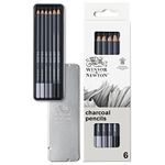 Winsor & Newton Studio Collection, 6 Count, Charcoal Pencils