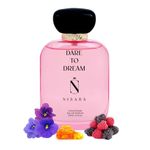 Nisara Dare to Dream Perfume for Women 100 ml |Girl Long Lasting Eau De Parfum | EDP Scent Spray | Fruity Floral Fragrance | With Jasmine, Musk, Vanilla & Amber Notes | EDP Scent for Women | Premium Perfume
