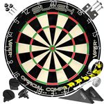 Viper by GLD Products Slash Official Competition African Sisal Self-Healing Bristle Steel Tip Dartboard with Magnetic Holders