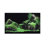 NA Fish Tank Poster Backdrop PVC Adhesive Aquarium Background Sticker Seafloor Water Grass Pattern Wallpaper Decoration for Fish Tank