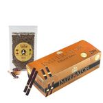 ROYAL SWAG Smoking Accessories Kit - Ayurvedic Smoking Mixture 100% Tobacco Free and Nicotine Free Herbs Mix Herbal Blend 30 gram With King Size Brown Empty Cigarette Tubes With Filter(Pack Of 200 Pc)