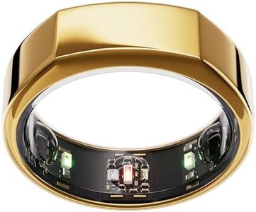 Oura Gen3 Heritage Smart Ring - Size 13, Gold | Sleep, Heart Rate and Fitness Tracking Wearable - Up to 7 Day Battery Life - iOS/Android Compatible - Size First with Oura Sizing Kit