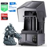 ELEGOO Saturn 4 Ultra Resin 3D Printer, 10-Inch 12K Mono LCD, 150mm/h High Speed Printing, Smart Automatic Leveling, Intelligent Detection, WiFi-Transfer, Large Printing Size 218.88x122.88x220 mm³