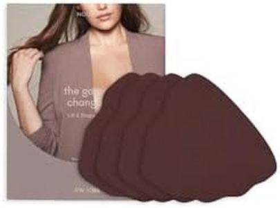 NOOD The Game Changer Adhesive Lift & Shape Bra - One-time Use, Sweatproof, Breathable - 4 Pairs, Espresso, Size 4