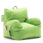 Big Joe Dorm Bean Bag Chair, Spicy Lime, Large