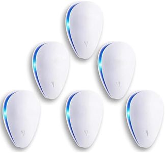 2026 Upgraded Ultrasonic Pest Repeller 6 Pack, Electronic Mouse Repellent, Electronic Repellent Plug in Pest Control for Mice, Cockroaches, Ants, Fly, Mosquitoes, Rodent, Harmless to Pets and Human