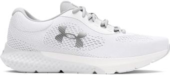 Under Armour Women's Ua W Charged Rogue 4 Running Shoe, White, 8 US