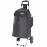 Hoppa 57Ltr Lightweight Shopping Trolley 2024 model, Hard Wearing & Foldaway Push/Pull Cart for Easy Storage With 1 Year Guarantee