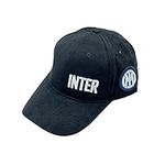 Inter Baseball Cap with New Logo Visor, Unisex-Adult Football Cap, Black, One Size