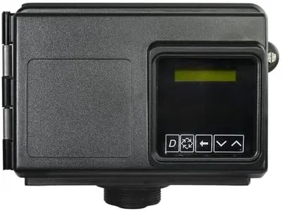Crystal Quest 2510 Meter Control Head - NXT Digital Interface - Automatic Softener Regeneration - Usage-Based Scheduling - LCD Display - High-Efficiency Water Softening Control