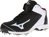 Mizuno Men's 9-Spike Swagger 2 Baseball Cleat black Size: 15 UK