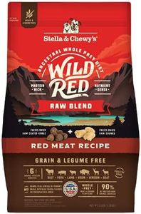 Stella & Chewy's Wild Red Dry Dog Food Raw Blend High Protein Grain & Legume Free Red Meat Recipe, 3.5 lb. Bag