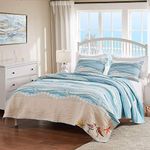 Greenland Home 3 Piece Maui Quilt Set, Full/Queen