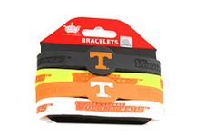 aminco NCAA unisex-adult Silicone Bracelet (4-Pack)