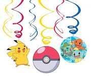 (PKT) Child Pokemon Swirl Decorations (6 pk)