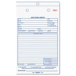 Rediform Job Work Order Book, Carbonless, 5.5 x 8.5 Inches, 50 Duplicates (4L456)