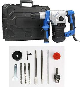 Brushless Rotary SDS Hammer Drill, Concrete Tile Breaker Demolition Heavy Duty, New 1500W Electric Demolition Jack Hammer Concrete Drill Breaker Kit Jack Hammer, 5 Year Warranty
