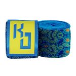 KOSTUDIO 150 inch Boxing Hand Wraps - Blue Starry Night for Boxing Gloves Muay Thai Kickboxing MMA Boxing Equipment for Men and Women