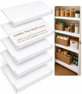 Wire Shelf Covers for Pantry Wire Rack Covers for Shelves 40X16-5PCS