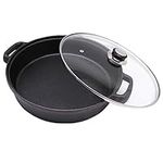 Opexscal Cast Iron Skillet with Tem
