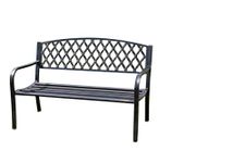 Warwick Metal Garden Bench with Web Pattern Cast Iron Back