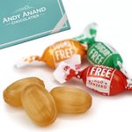 Andy Anand Chocolatier Sugar Free Ginger Candy - Gluten Free Made in Italy Hard Candy, Individually Wrapped Sweetened With Natural Stevia With Mango, Orange & Lemon Assorted Flavors (Pack of 2)