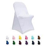 Jieqier Folding Chair Covers White,
