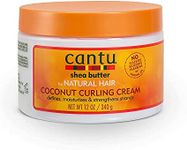 Cantu Shea Butter Curling Cream with Coconut - Moisturising Hair Cream for Defined Curls and Textured Hair - Pack of 1 (1 x 340 g)