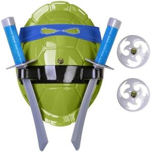 Udekit Super Héros Costume de Cosplay pour Enfants Leonardo Bleu et Vert