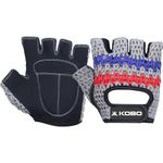 Kobo Gym Gloves WTG-78 for Men and Women, Gloves for Professional Weightlifting, Fitness Training and Workout