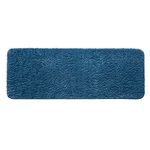 MIULEE Bath Mats Non Slip Bathroom Mats Shower Mat Absorbent Bathroom Rug Large Rug Door Mat Inside Kitchen Rugs Carpet Mat for Bathroom Bedroom Kitchen Entrance 45x120 cm Blue