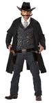 California Costumes Men's Gunfighter,Black/White,X-Large Costume